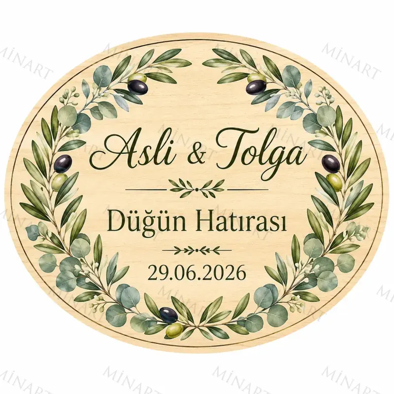 Kişiye Özel Söz Nişan Nikah Düğün Kına Magneti, Gold Detaylı Hatıra Magneti, Dikdörtgen Magnet